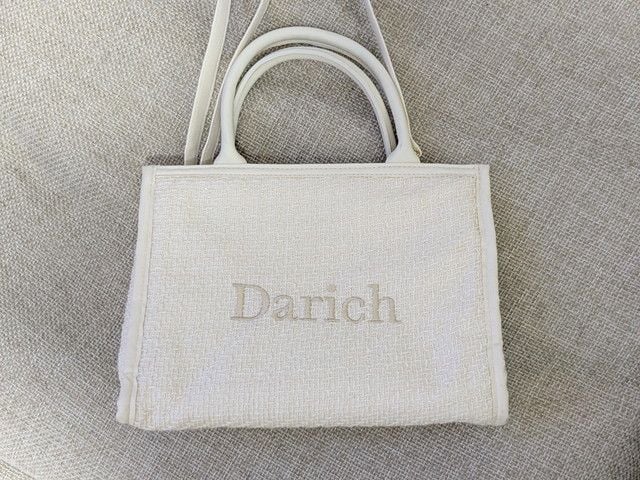 Darich TWEED BAG BOOK IVORY ver. バッグ単体のアップ写真