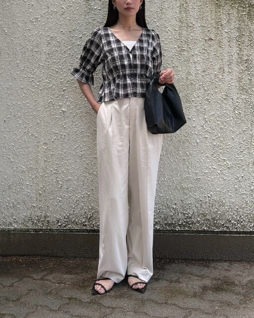 CHマエリボンボレロBLを着たコーデ
