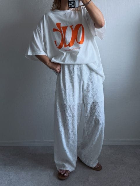 TT＊SAO＊カットレースPを着たコーデ