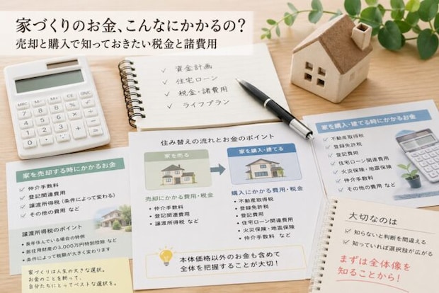 住む・買う・売るにも全部お金がかかる！思ってたよりヤバい家づくりのお金の話