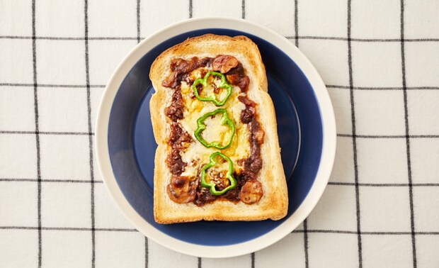 ハヤシトーストの写真