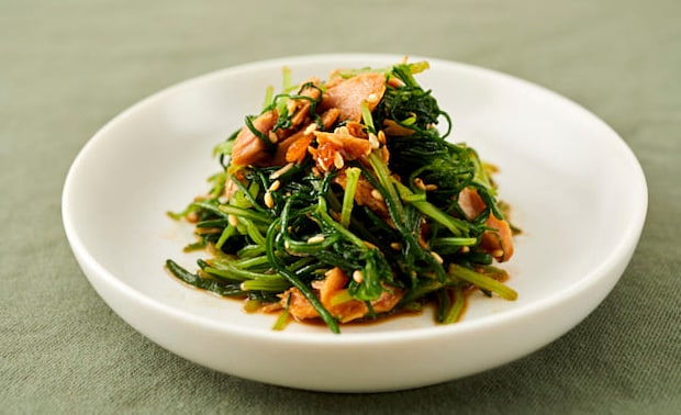 おかひじきとツナのナムルの写真