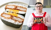 【ジョーさん。の冷食極ウマレシピ】『極上ヒレかつ』で月見おにぎらず！