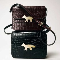 Maison Kitsuné♡バッグEDIEにクロコ型押し新色登場