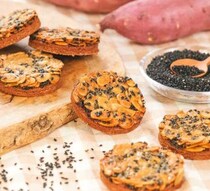 【スナックミー期間限定】紫いもと黒ごま♡ヴィーガン＆グルテンフリーお菓子