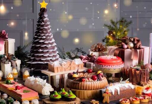 ヒルトン大阪のスイーツビュッフェで楽しむ♡華やかクリスマスデコレーション