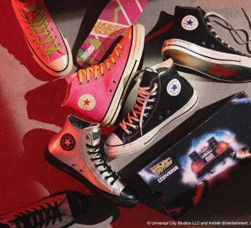 CONVERSE×バック・トゥ・ザ・フューチャー 40周年コラボスニーカー発売