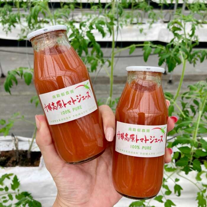 丹那高原トマトジュースの180ml瓶