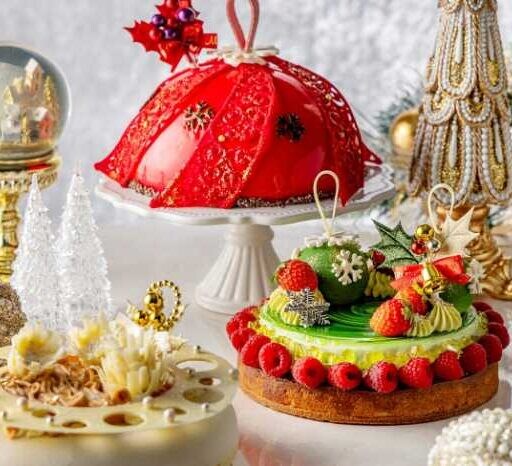 ヒルトン東京の2025年クリスマスケーキ♡輝くオーナメントがテーマ