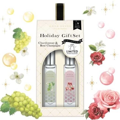 アクア シャボンからホリデー限定登場♡華やかに香る泡のギフトセット