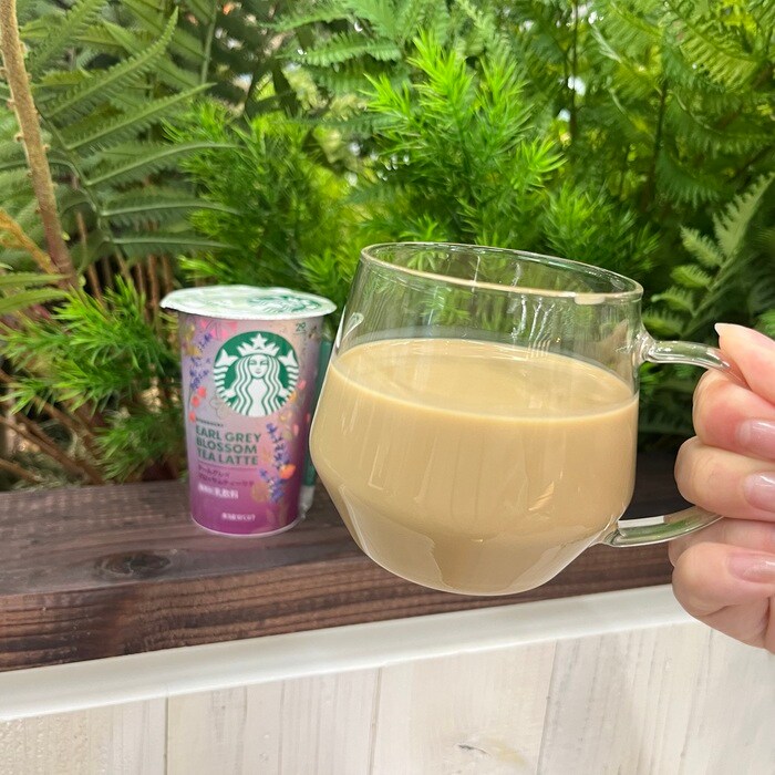 スターバックス® のアールグレイブロッサムティーラテ④