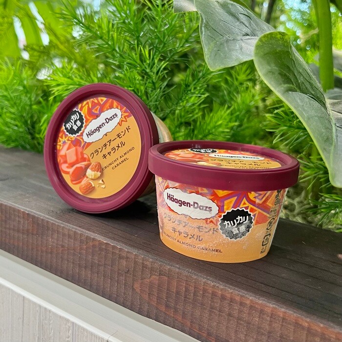 ハーゲンダッツのクランチアーモンドキャラメル①