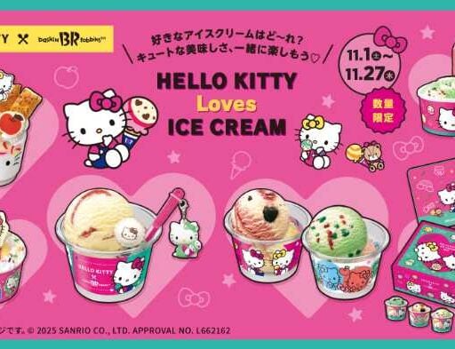 サーティワンでHELLO KITTYと楽しむ冬限定アイスクリーム♡