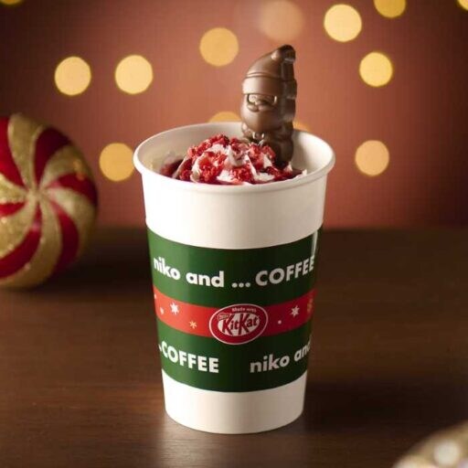 【niko and …×キットカット】ホリデイサンタと過ごす、心ときめくクリスマスコラボ♡