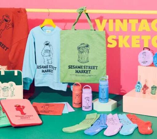 セサミストリートマーケットから新シリーズ「VINTAGE SKETCH」発売!懐かしくて新しい魅力