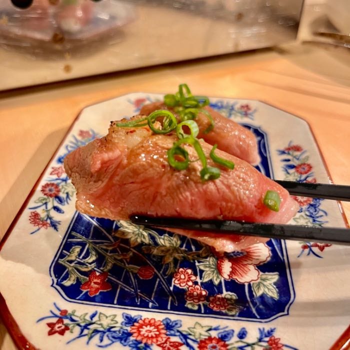 神田精肉店の肉寿司2