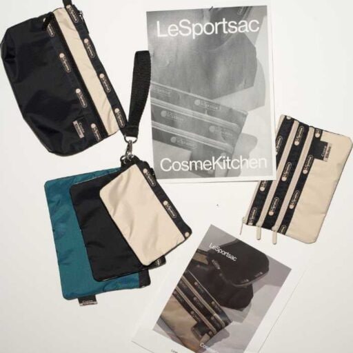 コスメキッチン×LeSportsacの限定コラボ♡機能美とサステナブルを両立した特別アイテム登場