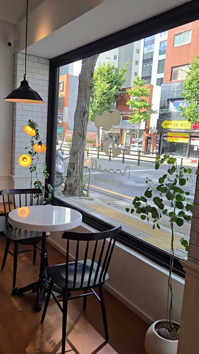 半テラスの雰囲気のお席