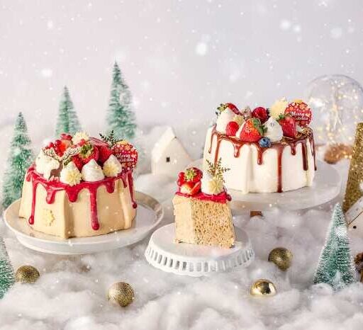 MERCER bisのクリスマス限定シフォンケーキ!2種類の贅沢な味わい