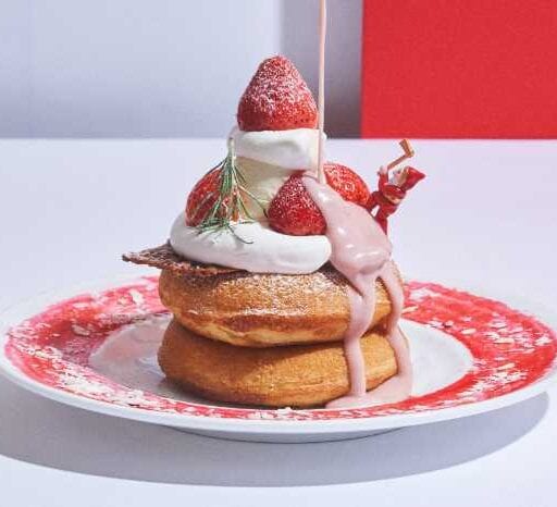 【カフェ＆ブックス ビブリオテーク】聖夜を彩る♡ひとりじめ“ホール”パンケーキコレクション