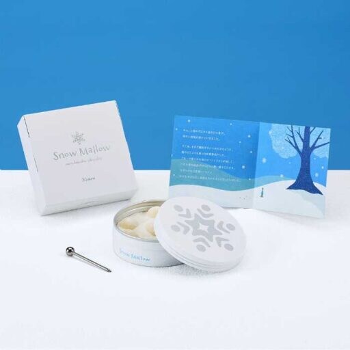 カンロの新作「スノーマロウ」で冬を味わう♡“ショコラ×マシュマロ”が生む雪の世界