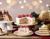 Afternoon Tea LOVE&TABLEのクリスマス限定ミルクレープ♡