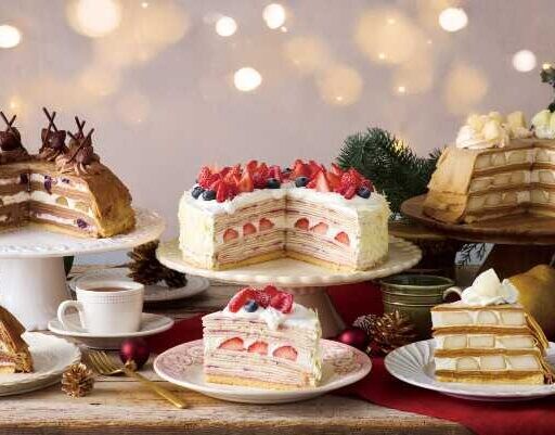 Afternoon Tea LOVE&TABLEのクリスマス限定ミルクレープ♡