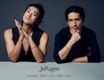 赤西仁・錦戸亮プロデュース「JeRagen」新ブランドで日常と特別を輝かせて