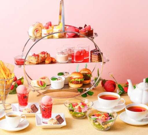 ホテルニューオータニ幕張のアフタヌーンティーで味わう冬の贅沢いちご&チョコレート体験