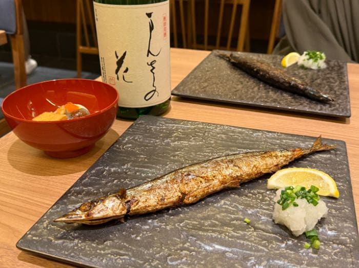 吉祥寺かいりの鮮魚の一本焼き
