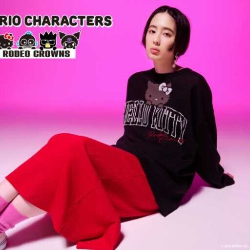 サンリオ好き必見♪RODEO CROWNS WIDE BOWLの“ブラックシリーズ”が数量限定発売