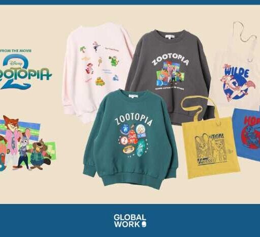 ズートピア2×GLOBAL WORK♡親子で楽しめる限定スウェット&トート発売