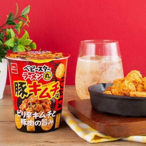 ベビースターラーメン丸から豚キムチ味が新登場！旨辛×食感がクセになる限定おやつ
