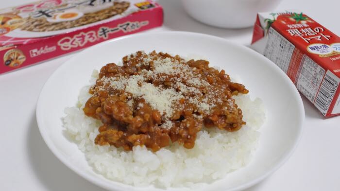 トマトキーマカレーの完成