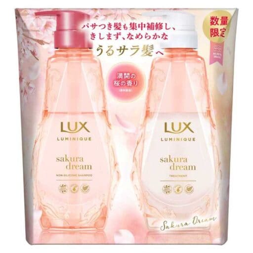 ラックスのサクラシリーズが登場！冬髪ケアで春の訪れを感じて♡