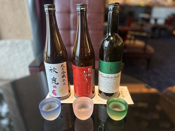 ホテル ユニバーサル ポートの日本酒フェアです。