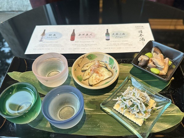 ホテル ユニバーサル ポートの日本酒フェアです。