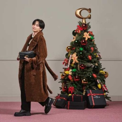 コーチ2025ホリデーキャンペーンに中島健人が登場♡