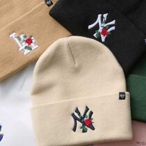 MLBロゴ×バラが可愛い♡フォーティーセブンの新作ニットキャップ