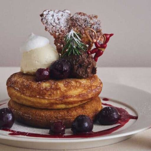 ビブリオテークの12月限定パンケーキが登場♡ショコラ×チェリーの聖夜スイーツ