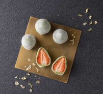 弁才天のいちご大福がピスタチオに♡クリスマス限定セットが贅沢すぎる