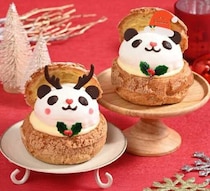 椿屋珈琲とダッキーダックで“パンダシュー”がサンタ＆トナカイに変身♡