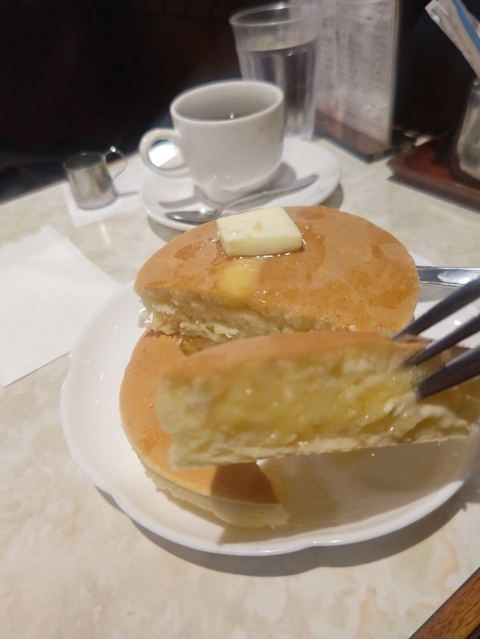 喫茶ニットのホットケーキ２
