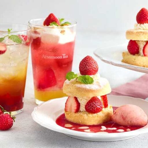 アフタヌーンティーの冬限定!苺スイーツ&ティーで贅沢なひとときを