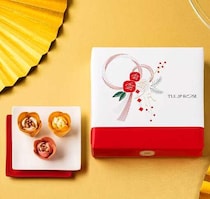 お年賀に！TOKYOチューリップローズ『迎春』9個入、華やかな新年をお祝い♡