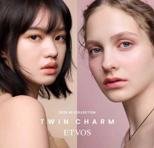 ETVOS SS新作で叶える♡TWIN CHARMが彩る春の表情