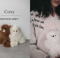 MAYSON GREY×COSYふわもこベアが新登場！癒しのキーチャーム