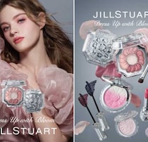 ジルスチュアートビューティ新作アイカラーパレットで纏う春の花ドレス