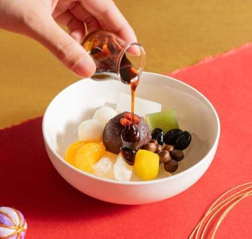 船橋屋の年末年始限定「迎春あんみつ」♡新年を祝う華やか和スイーツ