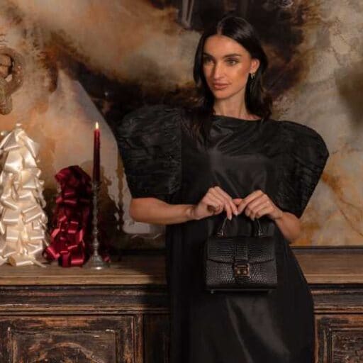 ボナベンチュラの新作♡光を纏うリザードエンボスレザーが上品に輝く冬コレクション